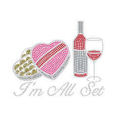 Pink Girl Crystal Design Rhinestone Transfer Diamond