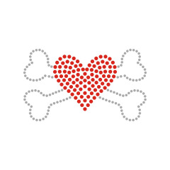 Cheer Cute Lips Letter Heart Designs