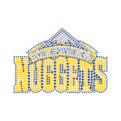 Ball Team Logo Design Rhinestone Transfer Custom