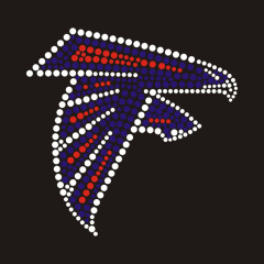 Custom NFL - Atlanta Falcons logo bling rhinestone
