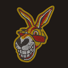 Custom donkey pattern design