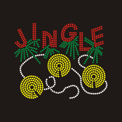 Bling Rhinestone Christmas Jingle Design