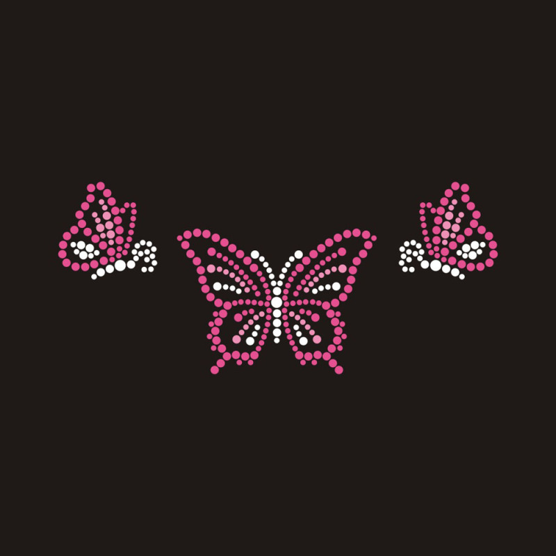 Custom pink Butterfly Bling Rhinestone