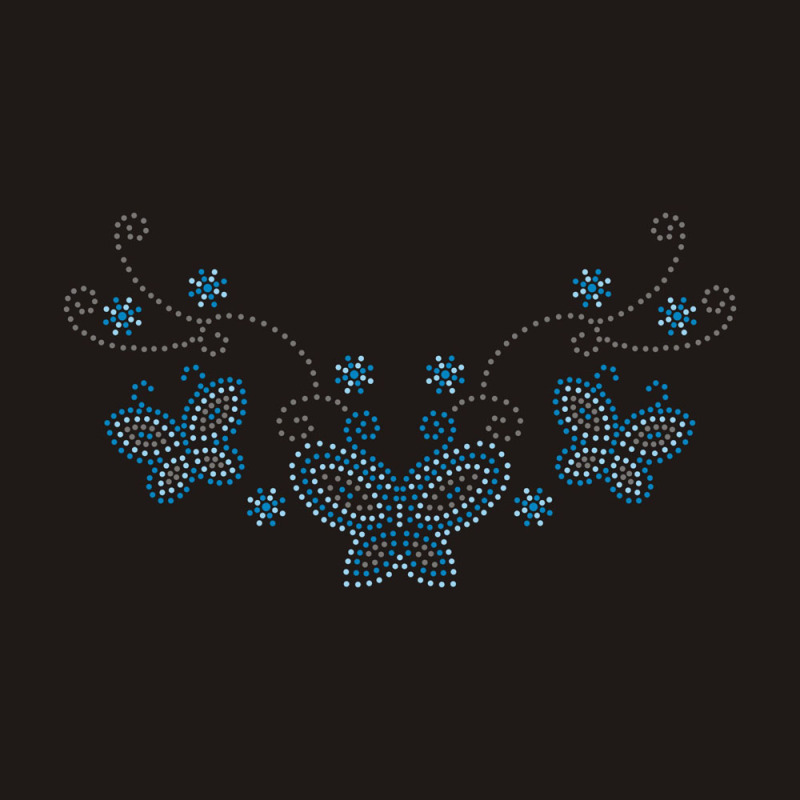 Butterfly Collar Rhinestone Transfer design