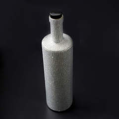 DIY Tall Glass bottle Rhinestone sticker