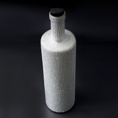 DIY Tall Glass bottle Rhinestone sticker