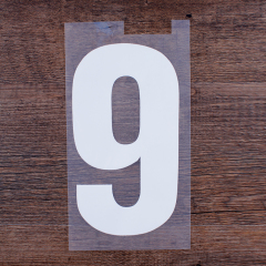 Numbers heat transfer printing