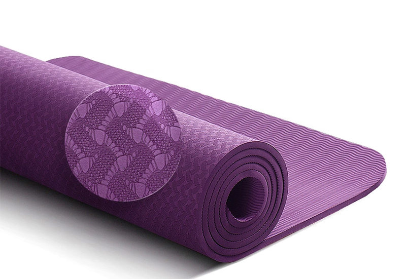 Haiteng Wholesale Fitness Exercise Pilates Mat Single Layer TPE Yoga Mat