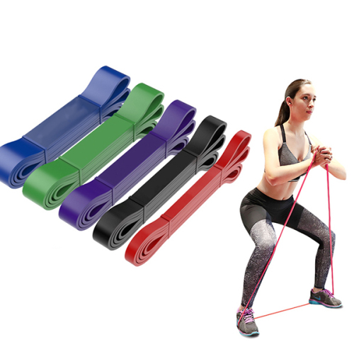 Hot sell 100% latex pull up assist band exercise power bands power lifting bands for resistance training Set