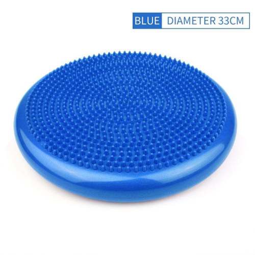 Inflatable Wobble Cushion Balance Disc Stability Trainer for Balance Training PVC Yoga Exercise Balance Board with Hand Pump
