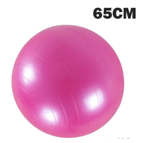 Wholesale Eco Friendly Custom Printed Inflatable PVC Yoga Balance Ball 65cm Fitness Exercise Anti Burst Yoga Ball With Pump