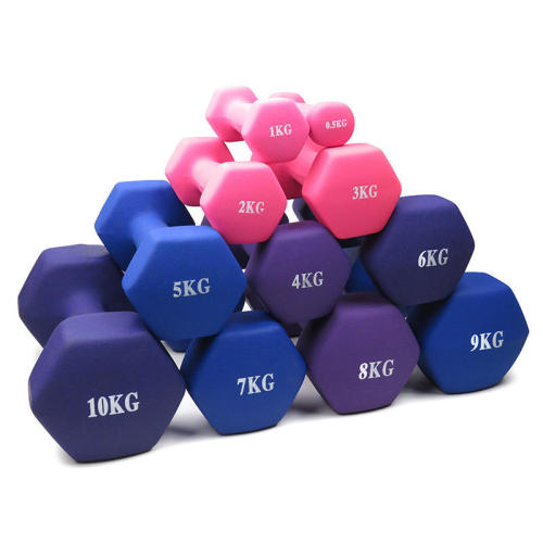 Neoprene Dumbbells Pair 20 lbs Hex Shaped Hand Weights 15lbs Gym Dumbbells neoprene Strength Training Free Weights for Women, Men, Seniors and Youth