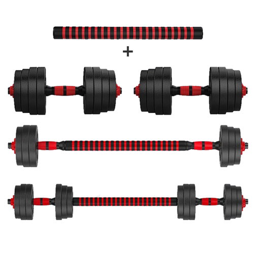 Wholesale Factory Indoor Fitness Equipment 22/33/44/55/66lbs dumbbells Weights Cast Iron Adjustable Dumbbell Barbell Set Push up Stand Home Gym Equipment Suitable for Men/Women
