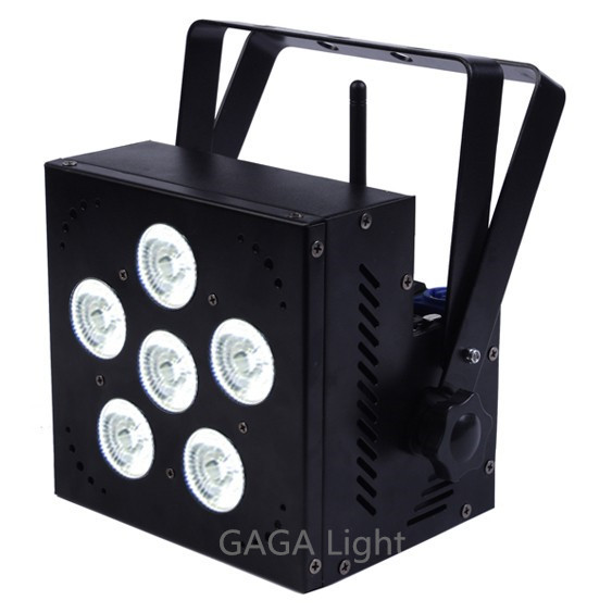 6x18W RGBAWA Wireless Par Can