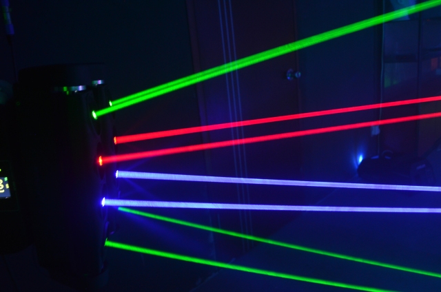 Spider RGB moving head laser light