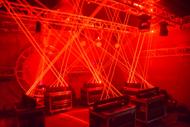 Red 500mw moving head laser array