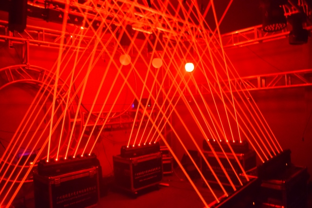 Red 500mw moving head laser array