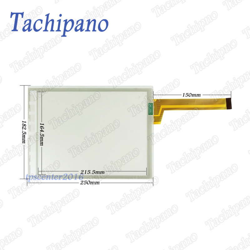 Touch screen panel glass for Fuji V710S V710iS V710C V710CD-038 with Protective film overlay