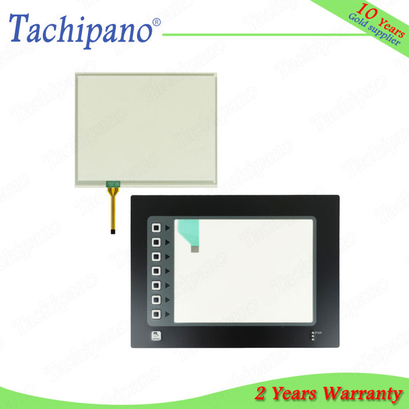 Touch screen panel glass for Red Lion G310C000 G310S210 G310S000 with Membrane switch keypad keyboard