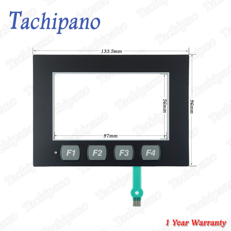 Touch screen panel glass for AB 2711R-T4T PanelView 800 with Membrane keypad switch keyboard
