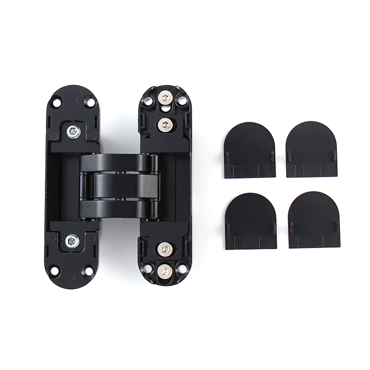 C128 113 Heavy Duty Wood Hidden Cross Hardware Invisible Gate Hinge 3D