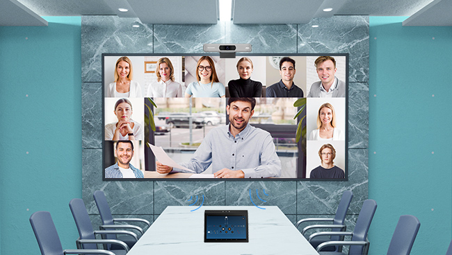 Large-screen touch interface, start your meeting journey