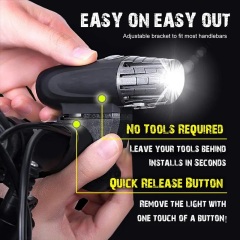 Bike Flashlight Waterproof USB Charging Front Light Cycling Universal LED Bicycle Light