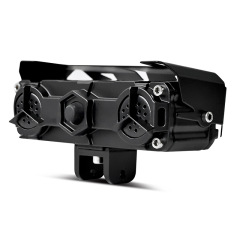 High Power Motorcycle Lighting System Yellow and White Dual Color LED Lens 12V LED Spot Lights Headlight Bulb