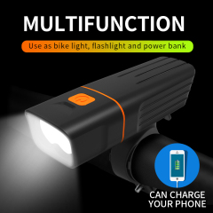 Bicycle Parts Safety Light USB Rechargeable LED Flashlight Waterproof Bike Indicator LED Headlamp