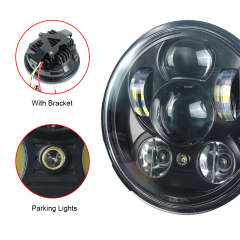 5.75 Inch Motorcycle LED Bulbs 60W Projector Round LED Headlight for Honda/Toyota/Harley