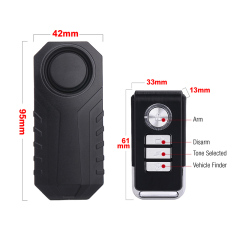 Motor E-Bike Security System Night Eye LED Wireless Theft Waterproof Anti-Theft Remote IP65 Control Bicycle Alarm