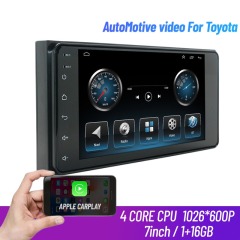Factory Offer 1+16GB 7inch Android Car Player Android 2 Dinpopular USB Bluetooth WiFi Mirror Link Car Audio Auto GPS Player