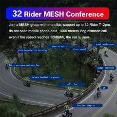 Motorcycle Helmet Bluetooth Intercom System Microphone Universal Helmet with HD Speakers