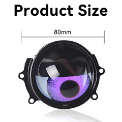 DIY 3inch Devil Eye Projector Lens Ambient Lighting