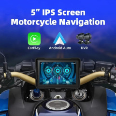 5 Inch IP67 Waterproof Touch Screen Car Stereo Motorcycle Carplay/Android Wireless Multimedia Motorrads Car Audio