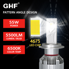 Car LED lights Car headlights 55W H4 H1 H11 H7 Universal
