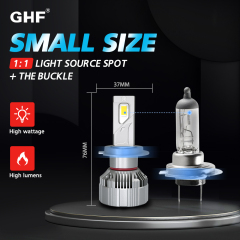 Car LED lights Car headlights 55W H4 H1 H11 H7 Universal