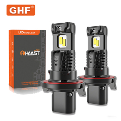 Super Bright 60W 6000lm Vehicle LED Light H4 H7 9005 9006 Headlight for Automotive Headlamp Replacement