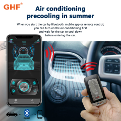 12V Universal One Way Pke Car Alarm System with Bluetooth APP Remote Engine Start – Car Security Accessories