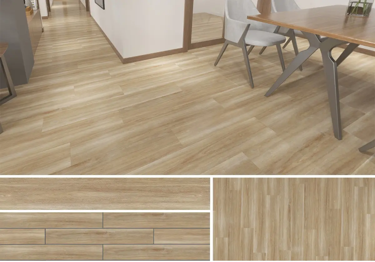 SPC click flooring color