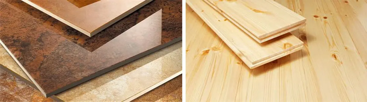 Tiles & solid wood flooring