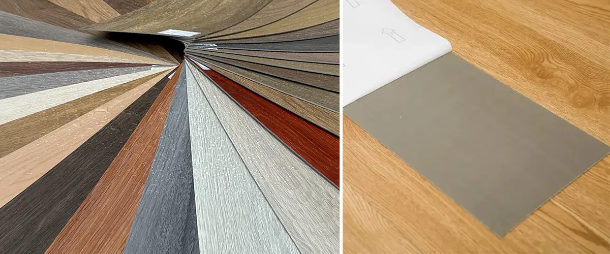 Dry back / glue down& Self-adhesive