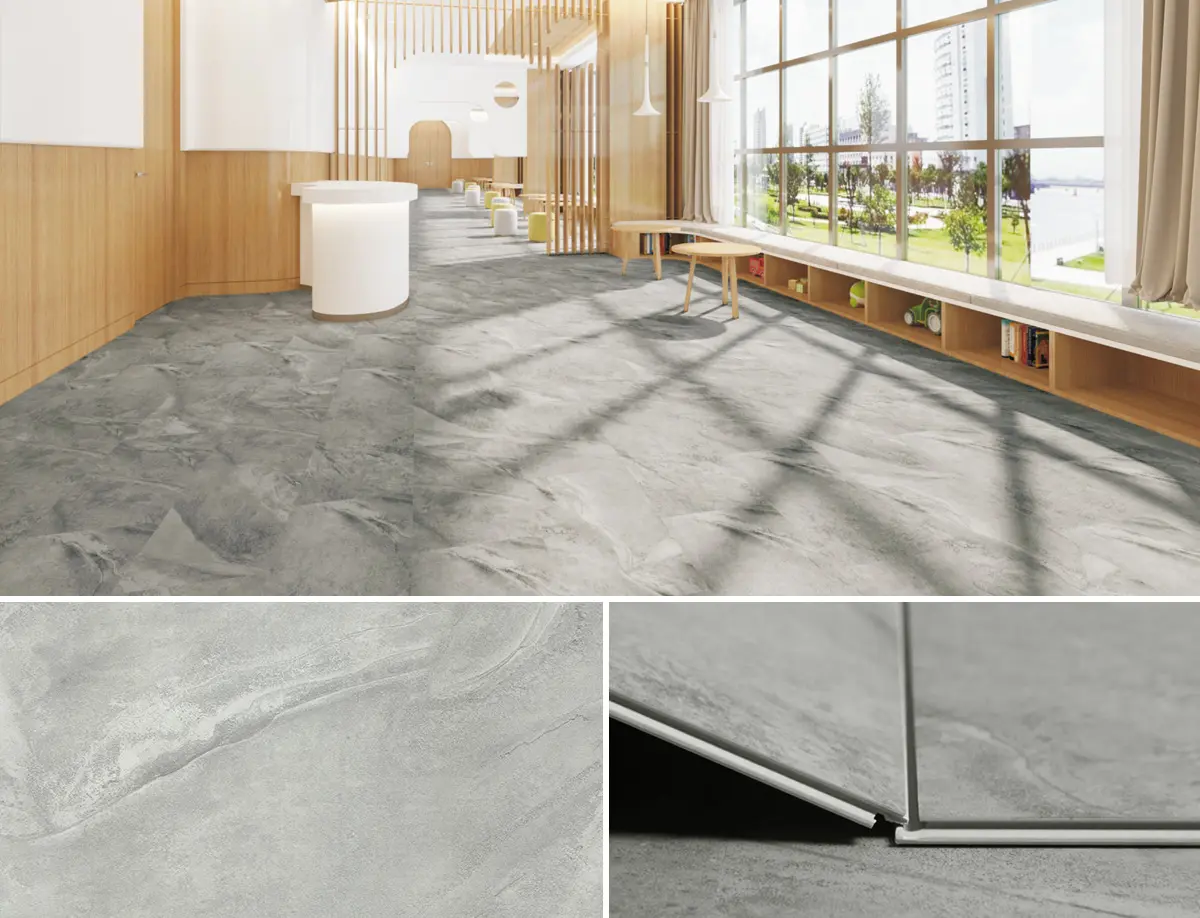 SPC Stone Plastic Composite Fooring Application