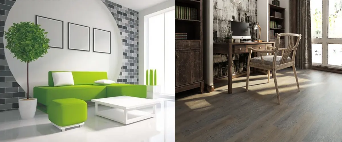 PVC flooring Application