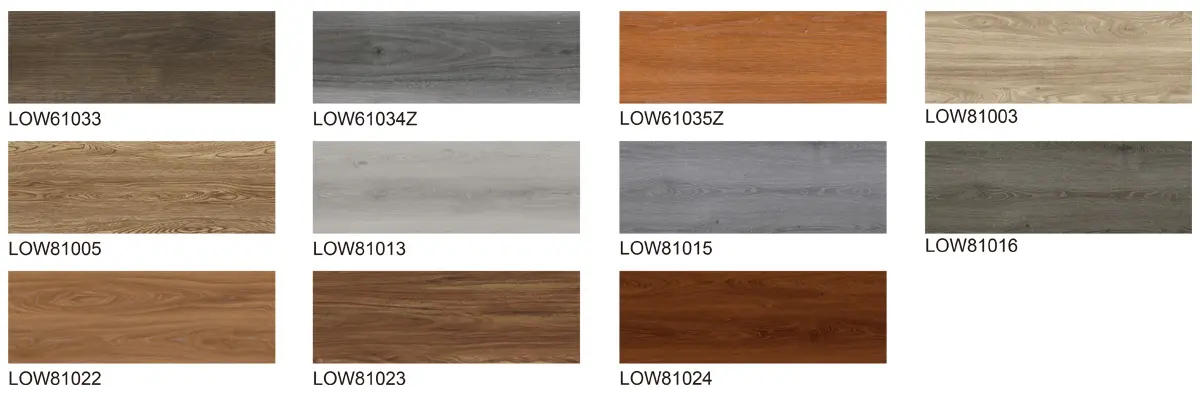 LVT Wood Grain Series Floor Color