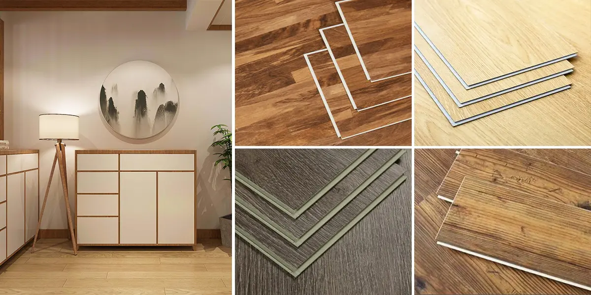 SPC wood grain flooring