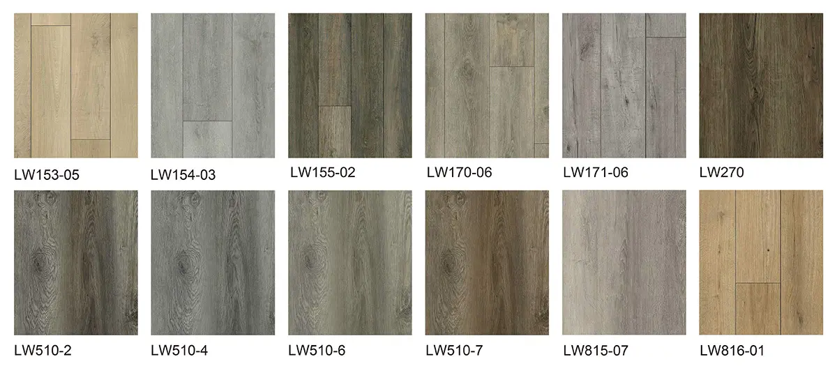 Eco-friendly LVP Click floor Color