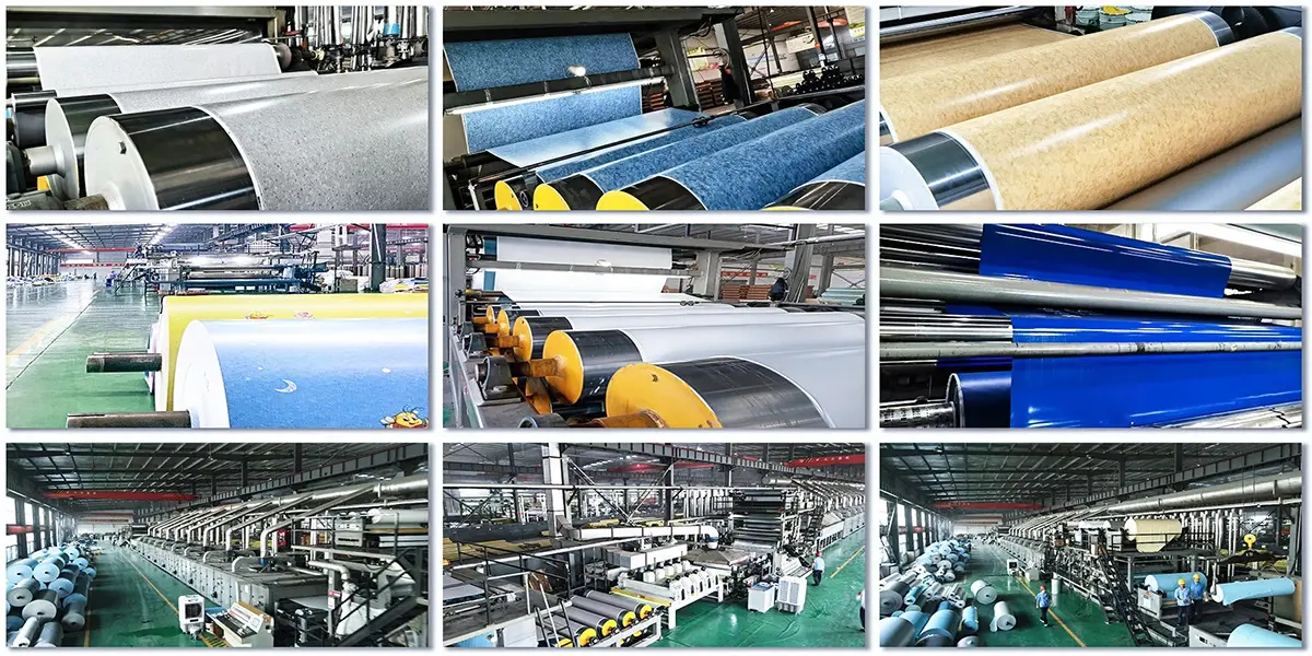 Fábrica de pisos vinílicos de PVC