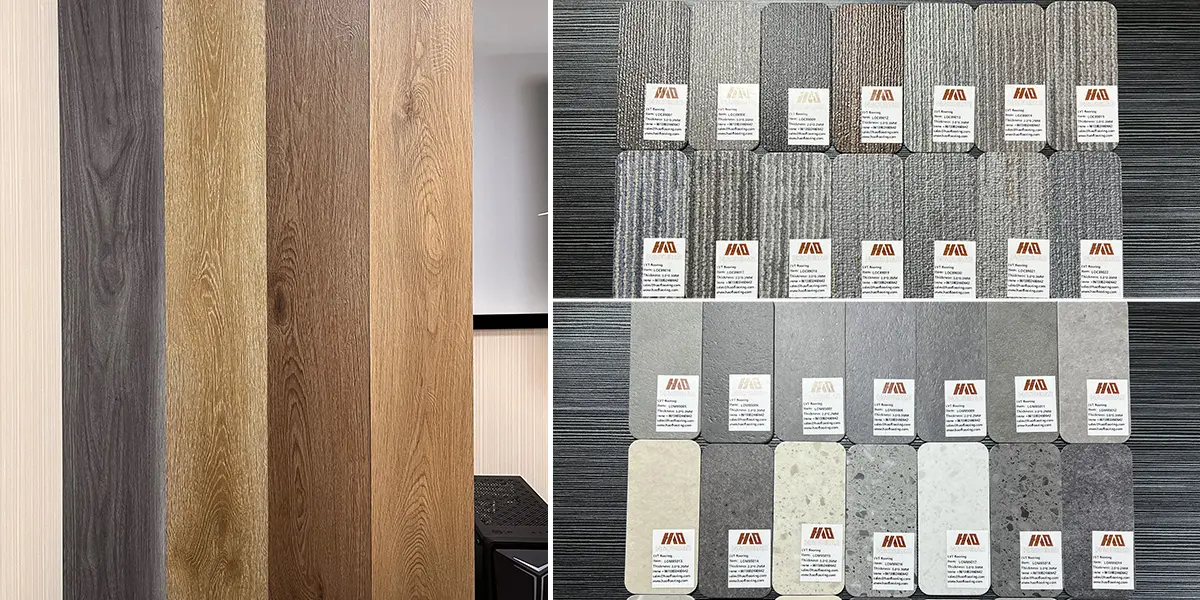LVT Flooring Product Display