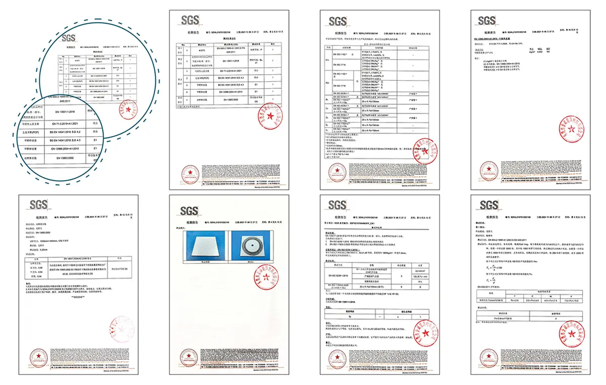 Certificación de producto-Personalización del cliente Pisos de impresión digital 3D